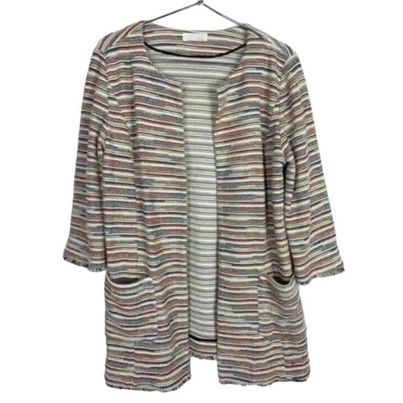 Emerson Rose Multicolored Cardigan - Picture 1 of 5
